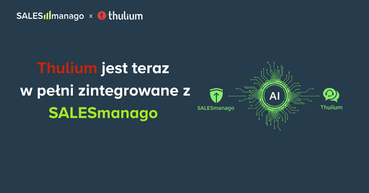 Centrum obsługi klienta Thulium jest już w pełni zintegrowane z platformą SALESmanago